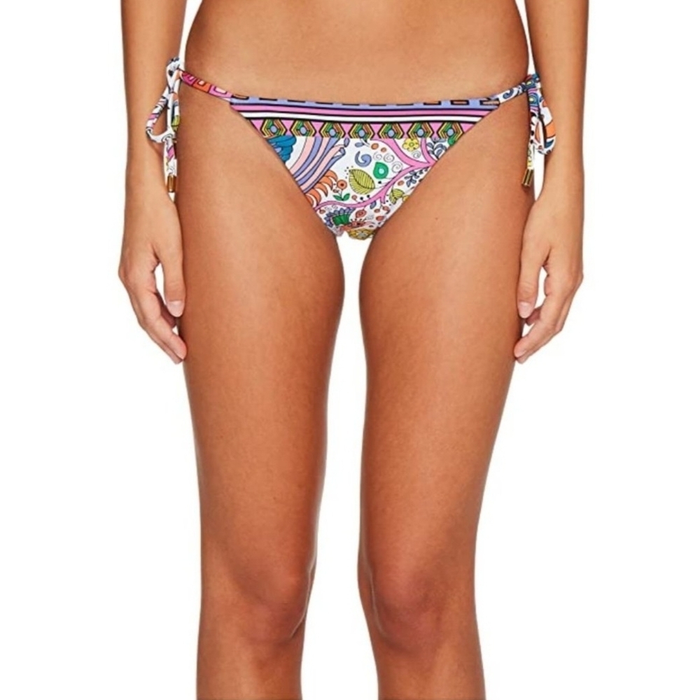 Trina Turk Jungle Beach Tie Side Pant Bikini Bottoms - Picture 12 of 16
